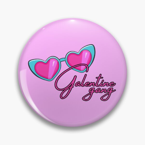 Item preview, Galentine Gang Cute Heart Sunglasses Galentines Day Design designed and sold by SimplyJasper.