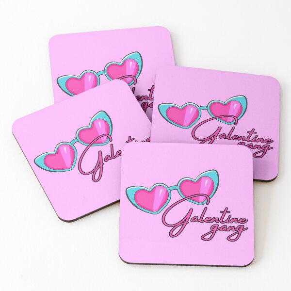 Item preview, Galentine Gang Cute Heart Sunglasses Galentines Day Design designed and sold by SimplyJasper.