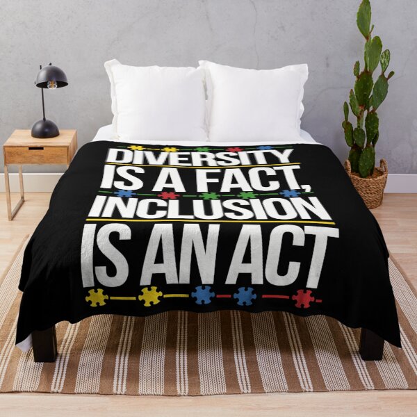 Item preview, Diversity Is A Fact Inclusion Is An Act Autism Awareness designed and sold by JonathalIngham.