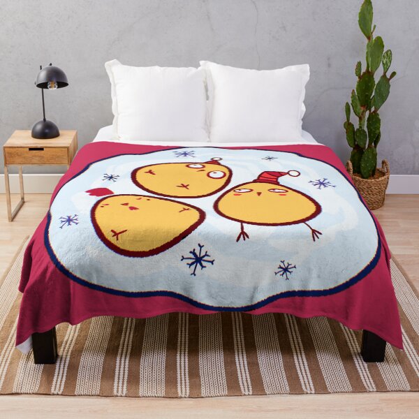 Item preview, Silly Chickens Playing In The Snow designed and sold by ChonkyHens.