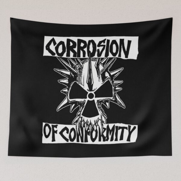 Item preview, Corrosion Of Conformity Skull Radiation Punk Metal Logo  designed and sold by Villalobos578.