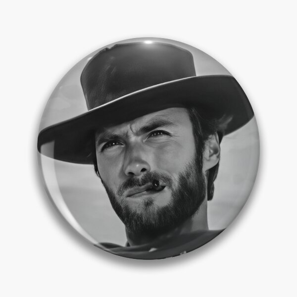 Item preview, Clint Eastwood Classic Black and White Portrait designed and sold by thesnakeater.