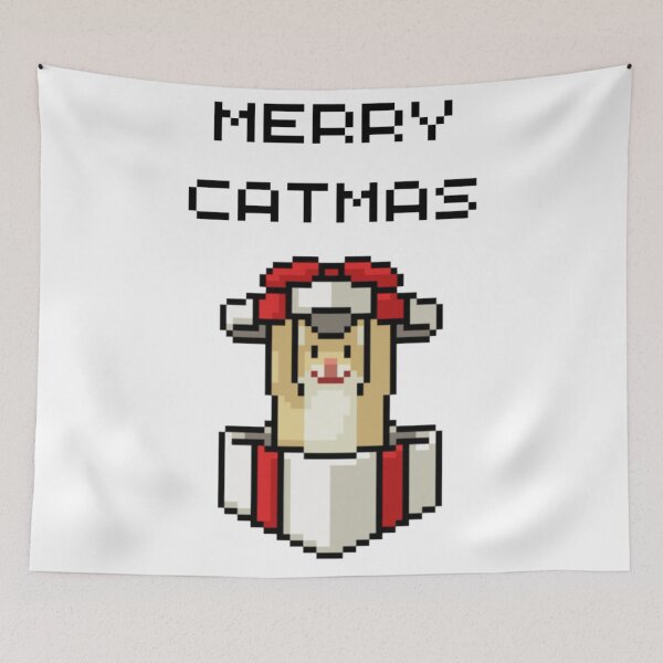 Item preview, Merry Catmas Sticker designed and sold by EmmanEtha.