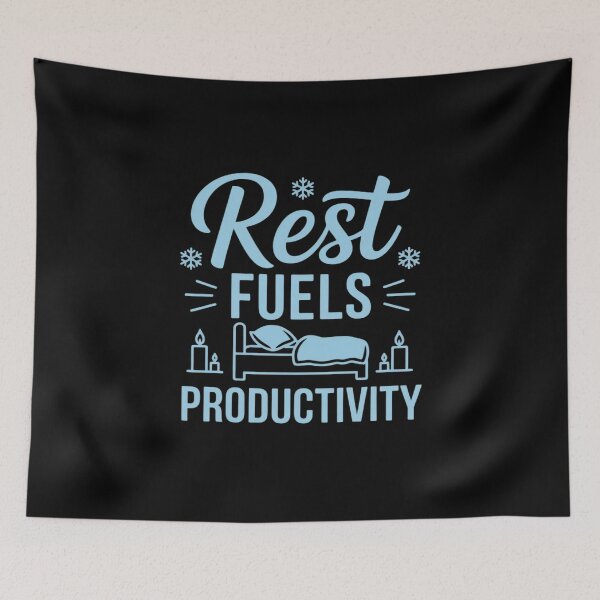 Item preview, Rest Fuels Productivity– Winter & Mindfulness designed and sold by JaskconLIfe23.