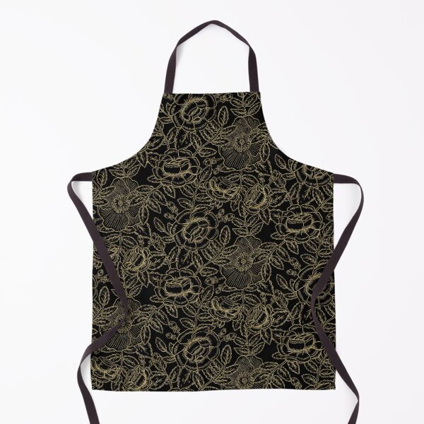 Item preview, French Country Rose - Black + Gold designed and sold by latheandquill.