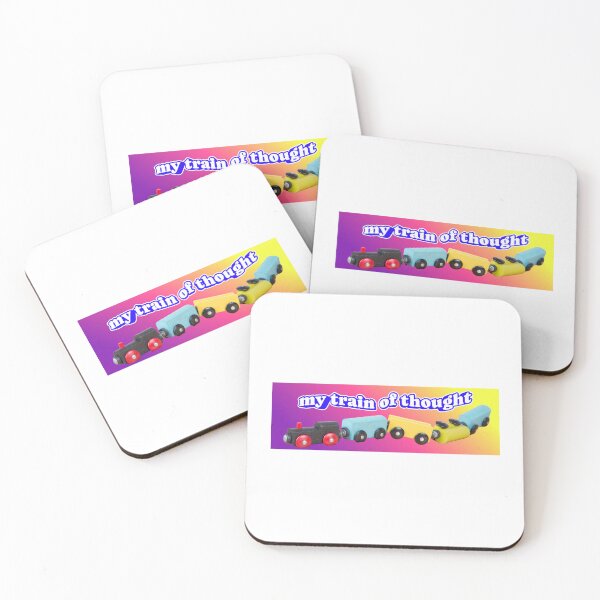 Item preview, My Train of Thought – ADHD Humor Sticker designed and sold by bdani99.