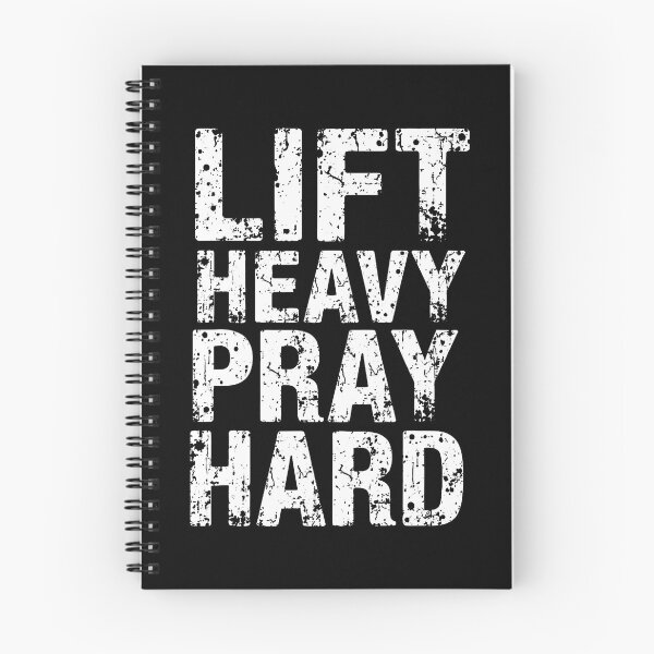 Item preview, Lift Heavy Pray Hard Christian Lifter Gym Weightlifting designed and sold by bambiai.