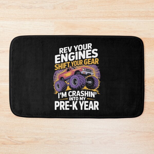Item preview, Rev Your Engines I'm Crashing Pre-K Year Monster Truck designed and sold by JaskconLIfe23.