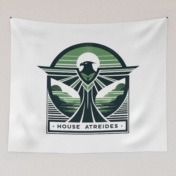 Item preview, Dune - House Atreides V2 designed and sold by nostalgiapress.