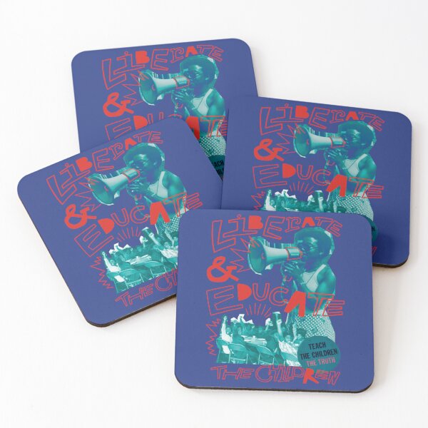 Item preview, liberate and educate designed and sold by prettyininkpress.
