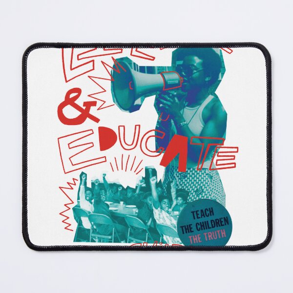 Item preview, liberate and educate designed and sold by prettyininkpress.
