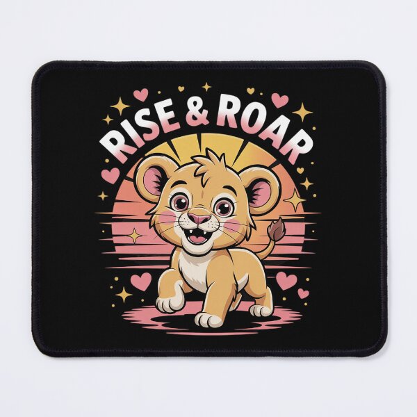 Item preview, Rise & Roar Lion Sunrise Graphic Powerful Motivation designed and sold by JaskconLIfe23.