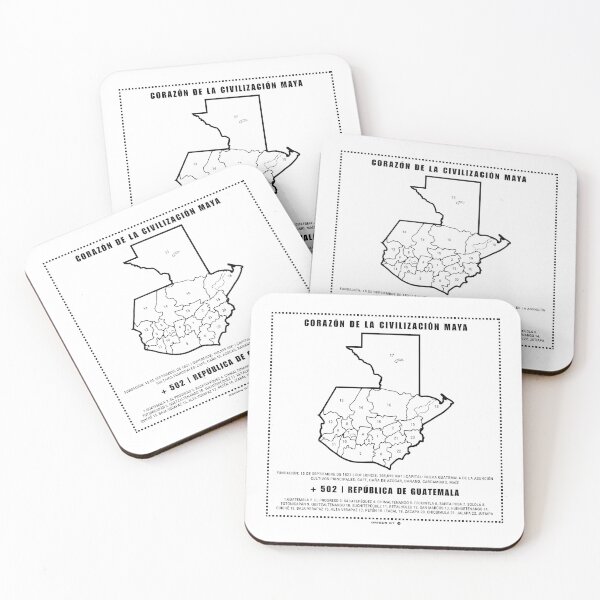 Item preview, Guatemala Country Map Print - Corazón de la Civilización Maya designed and sold by Origen GT.