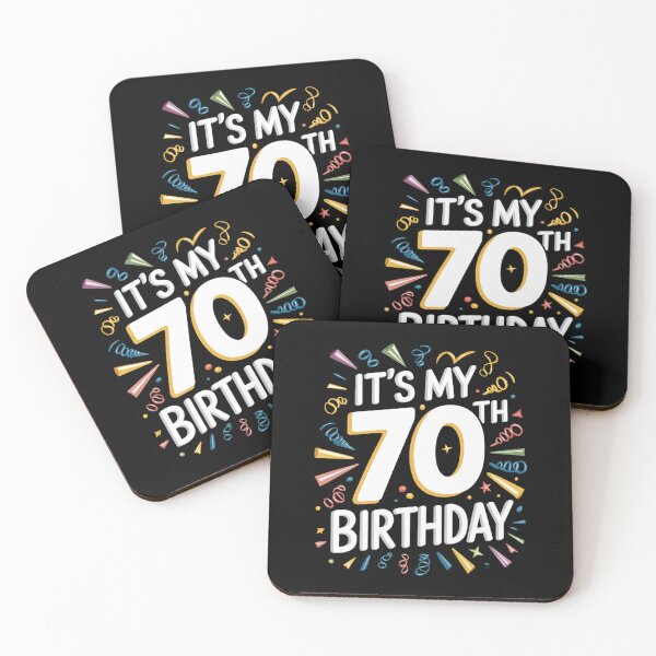 Item preview, It's My 70 Year Old Birthday Squad 70th B-Day Crew Matching designed and sold by catsdothingz.