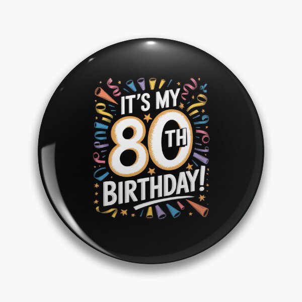Item preview, It's My 80 Year Old Birthday Squad 80th B-Day Crew Matching designed and sold by catsdothingz.