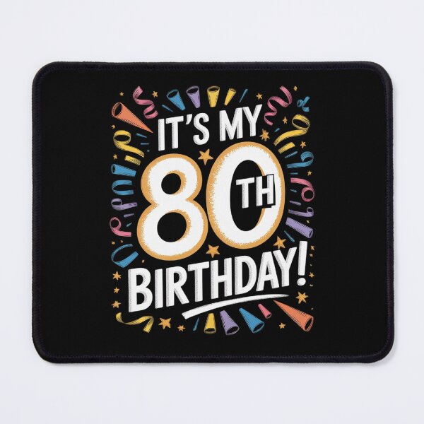 Item preview, It's My 80 Year Old Birthday Squad 80th B-Day Crew Matching designed and sold by catsdothingz.