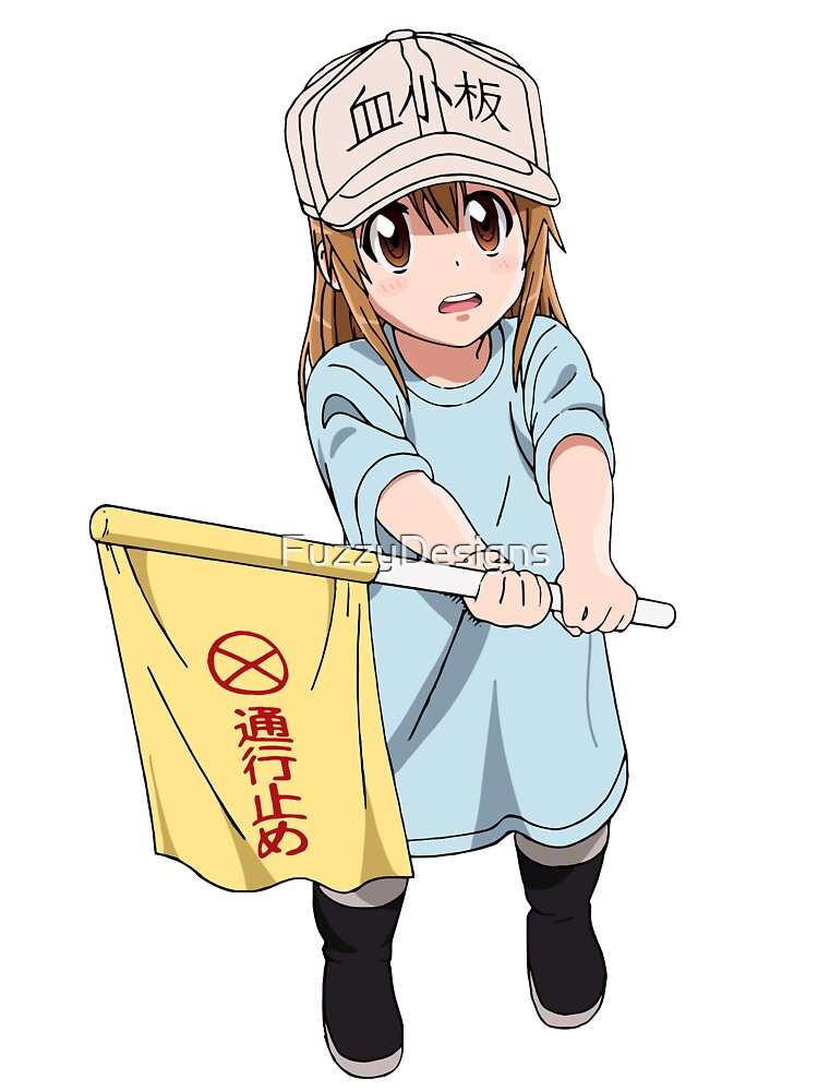 Kawaii Platelet Flag Hataraku Saibou Cells At Work Kids T Shirt By Fuzzydesigns Redbubble