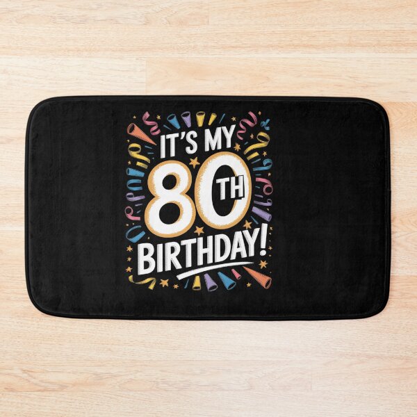 Item preview, It's My 80 Year Old Birthday Squad 80th B-Day Crew Matching designed and sold by catsdothingz.