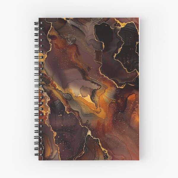 Item preview, Caramel, Gingerbread, Tawny Hues Marbled Alcohol Ink Abstract  designed and sold by DEC02.