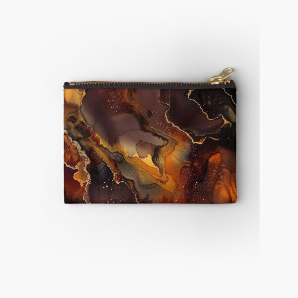Item preview, Caramel, Gingerbread, Tawny Hues Marbled Alcohol Ink Abstract  designed and sold by DEC02.