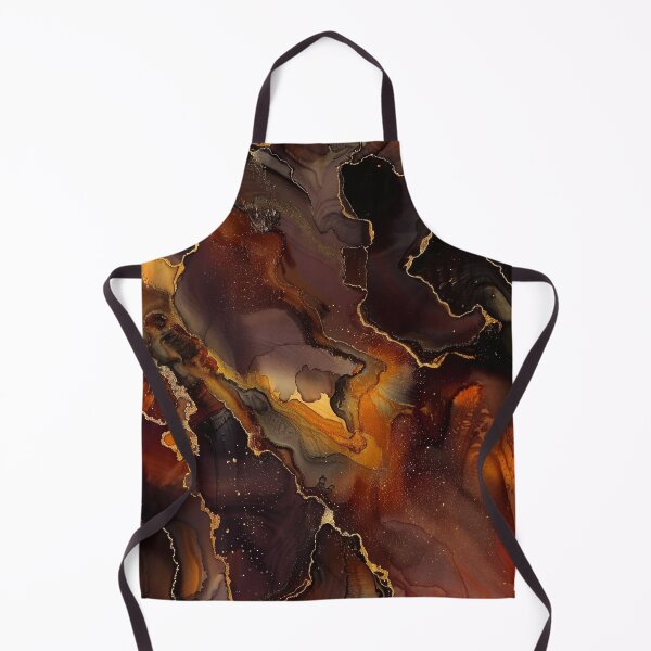 Item preview, Caramel, Gingerbread, Tawny Hues Marbled Alcohol Ink Abstract designed and sold by DEC02.
