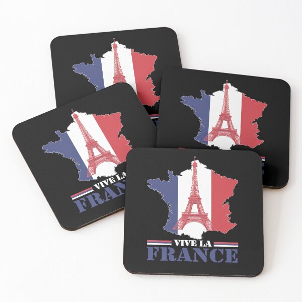 Item preview, July 14th Day of Bastille France Map Eiffel designed and sold by catsdothingz.