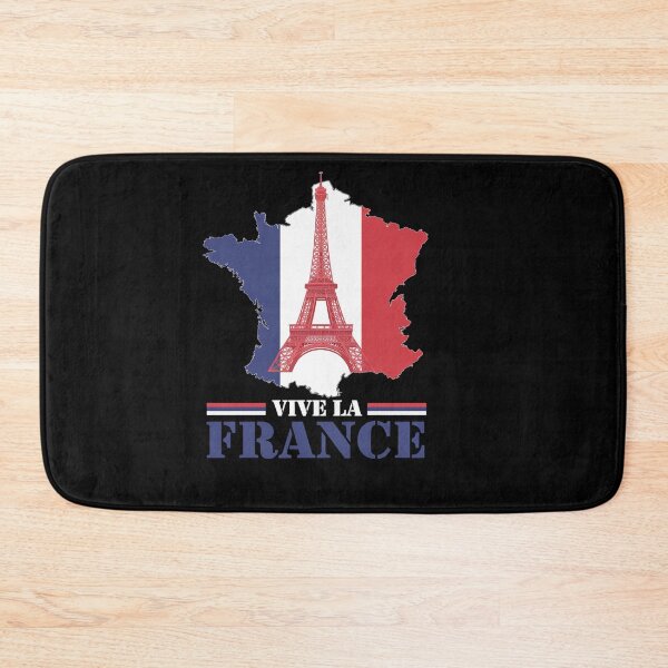 Item preview, July 14th Day of Bastille France Map Eiffel designed and sold by catsdothingz.