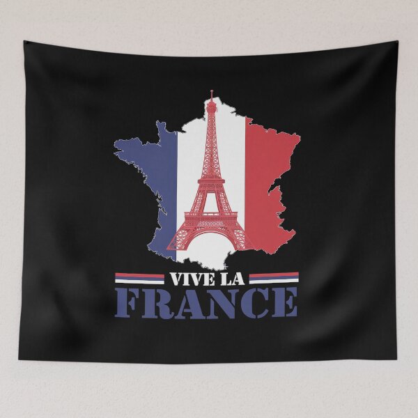 Item preview, July 14th Day of Bastille France Map Eiffel designed and sold by catsdothingz.