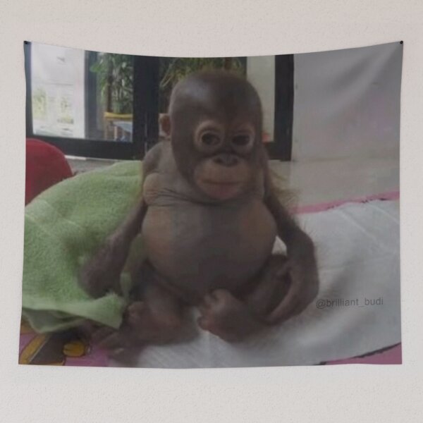 Item preview, baby orangutan designed and sold by monkey zone.