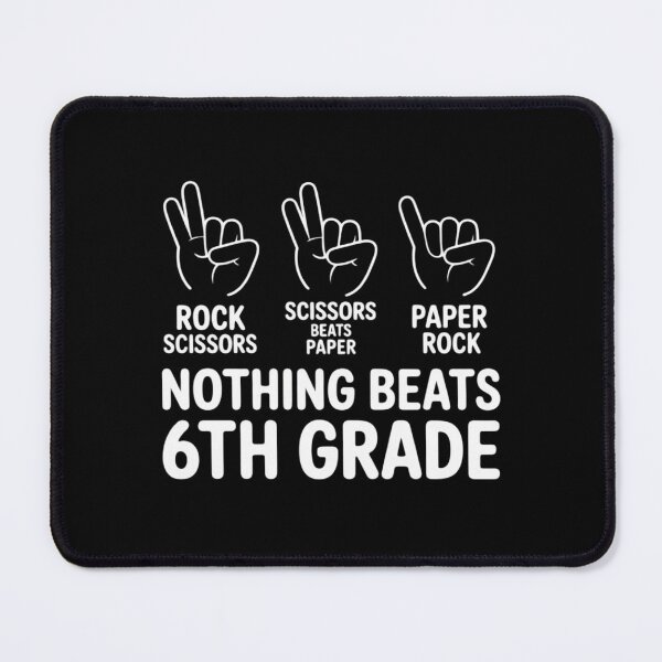 Item preview, Rock Paper Scissors Nothing Beats 6th Grade Kids designed and sold by JaskconLIfe23.