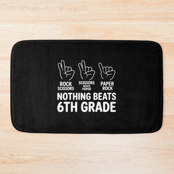 Item preview, Rock Paper Scissors Nothing Beats 6th Grade Kids designed and sold by JaskconLIfe23.