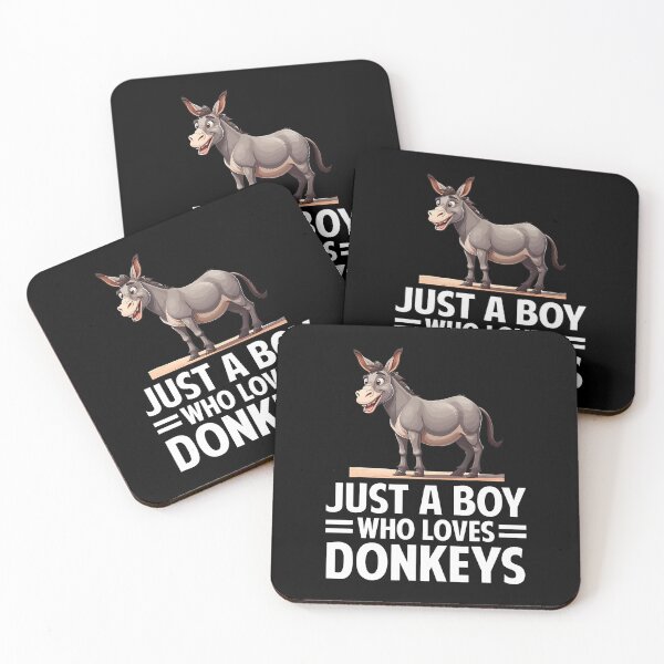 Item preview, Just A Boy Who Loves Donkeys Birthday Party Boys designed and sold by reeneregen.