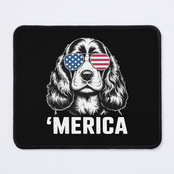Item preview, Merica - USA American Flag Cocker Spaniel Dog Animal Lover designed and sold by catsdothingz.