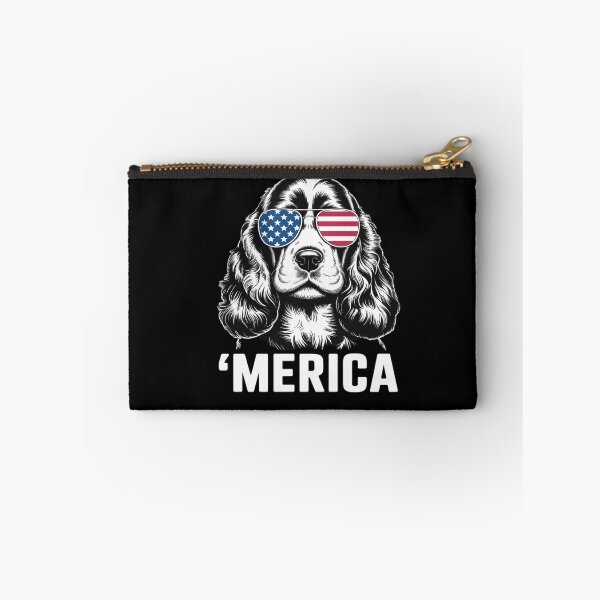 Item preview, Merica - USA American Flag Cocker Spaniel Dog Animal Lover designed and sold by catsdothingz.