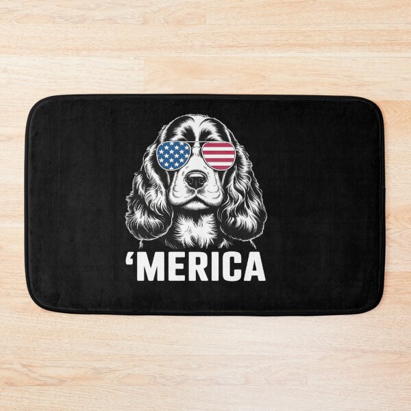 Item preview, Merica - USA American Flag Cocker Spaniel Dog Animal Lover designed and sold by catsdothingz.
