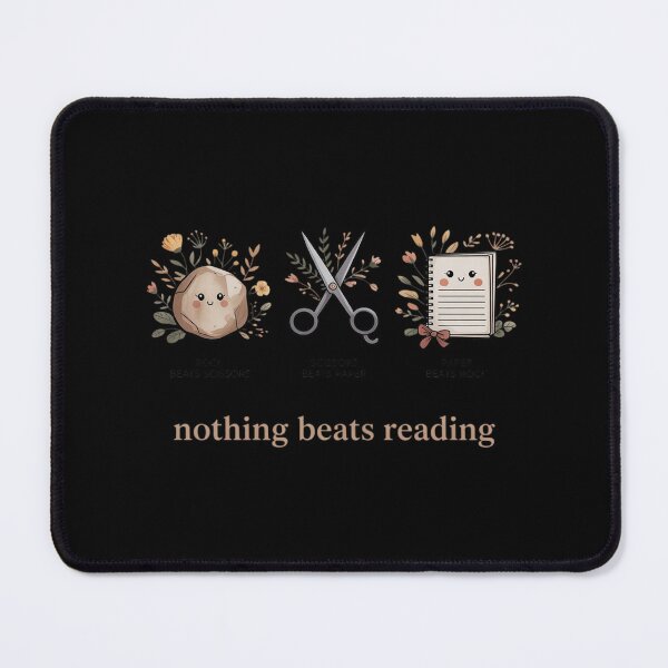 Item preview, Rock Paper Scissors Nothing Beats Reading Book Lover Library designed and sold by JaskconLIfe23.
