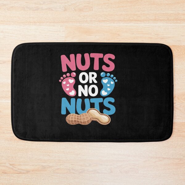 Item preview, Nuts Or No Nuts Gender Reveal Baby Shower Mom Dad designed and sold by catsdothingz.