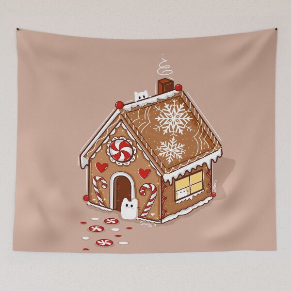 Item preview, Peppermint Gingerbread House designed and sold by Sonoyin.