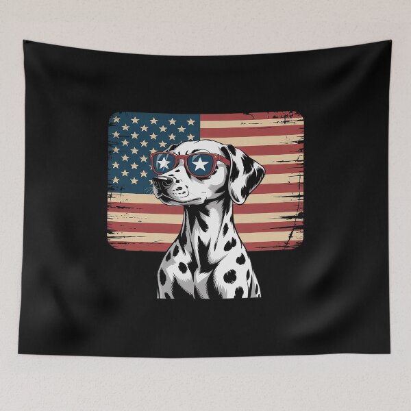 Item preview, Patriotic Dalmatian 4th of July Sunglasses USA American Flag designed and sold by catsdothingz.