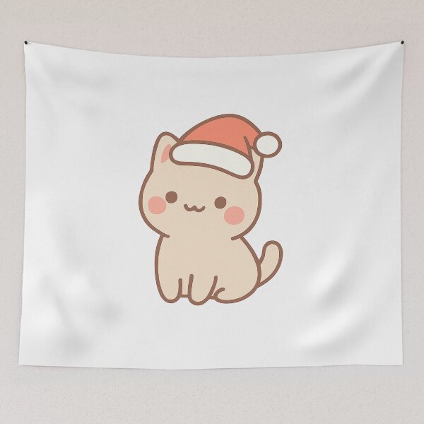 Item preview, Christmas Kawaii Cat designed and sold by Serge-Design.