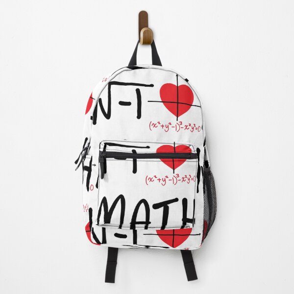 Item preview, Funny Nerdy Square Root of -1 I Heart Math Math Algebra Teacher Black Text designed and sold by MathWare MathClips.