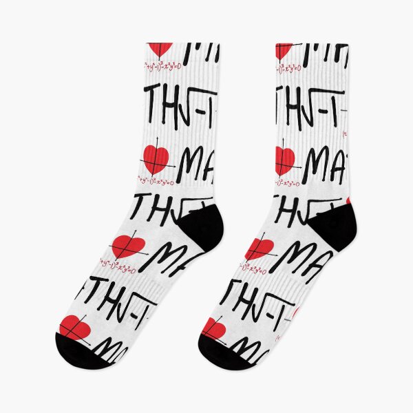 Item preview, Funny Nerdy Square Root of -1 I Heart Math Math Algebra Teacher Black Text designed and sold by MathWare MathClips.