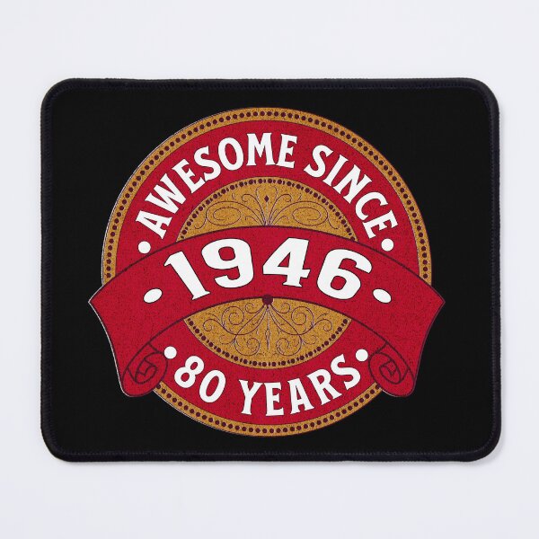 Item preview, Awesome Since 1946, 80th birthday gift designed and sold by Ray's Photos & Art.