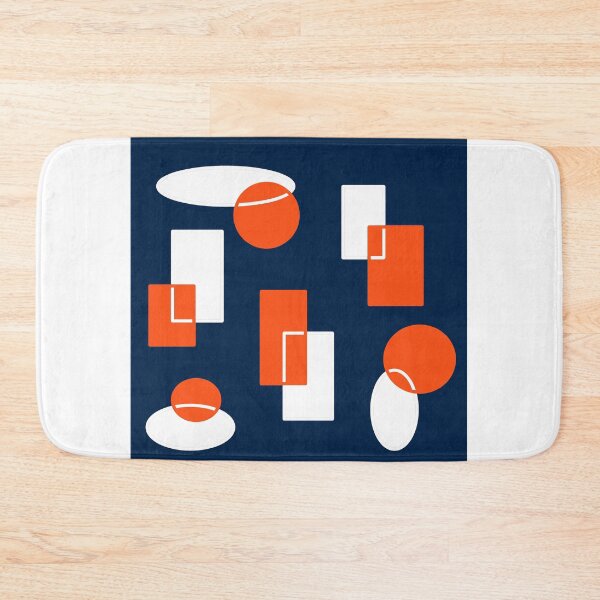 Item preview, Abstract, shapes, ovals and rectangles, Blue EZonThei designed and sold by EZonThei.