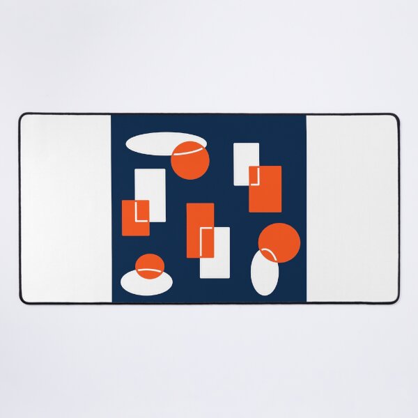 Item preview, Abstract, shapes, ovals and rectangles, Blue EZonThei designed and sold by EZonThei.