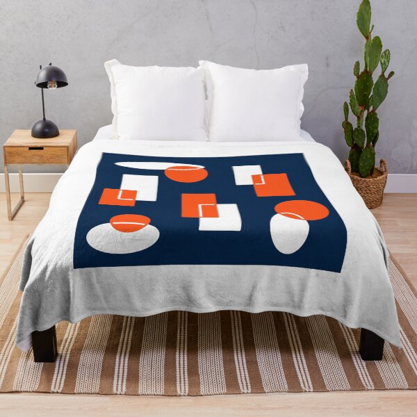 Item preview, Abstract, shapes, ovals and rectangles, Blue EZonThei designed and sold by EZonThei.