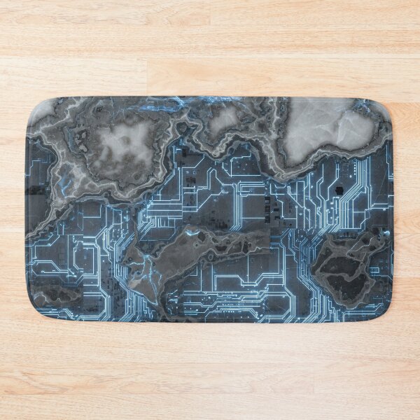 Item preview, Neon Circuit Marble designed and sold by Kaleidoscope Print.