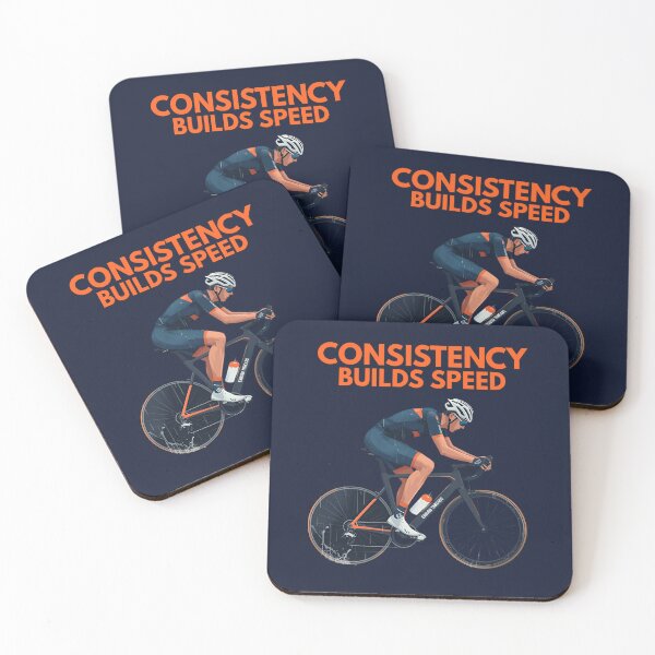 Item preview, Consistency Builds Speed – Cycling Motivation Gift Apparel designed and sold by endurothreads.