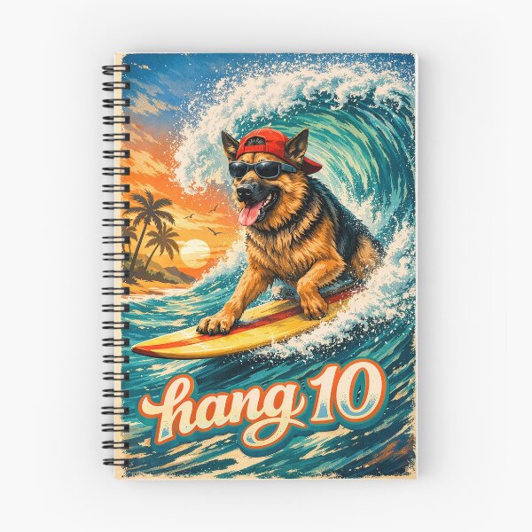 Item preview, German Shepherd - Hang 10 designed and sold by Taz-Clothing.