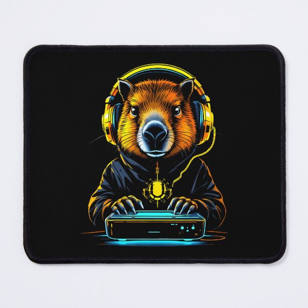 Item preview, Funny Capybara Gamepad Headphones Video Games Gamer designed and sold by AileighKyser.